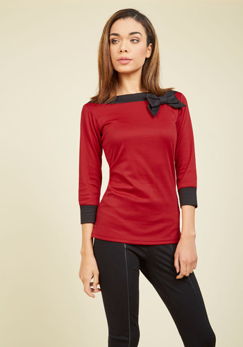 Rock Steady/Steady Clothing In - Roma Ready Top in Red