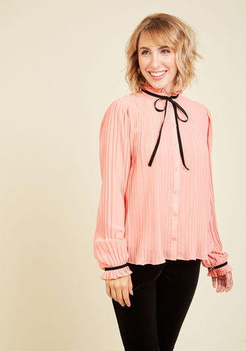 Moon Collection - Remain Pleated Top