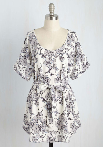 Medium Format Memory Floral Tunic in Shadows by Poema