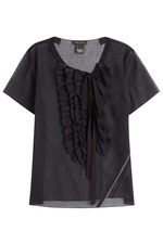 Cotton Voile Ruffle Cap Sleeve Top by Marc Jacobs