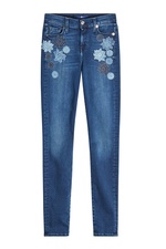 The Skinny Embroidered Jeans by 7 for All Mankind