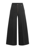 Wide Leg Cropped Cotton Pants by Marc Jacobs