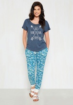 Fleur All That You Do Lounge Pants by Golden Touch Imports, Inc