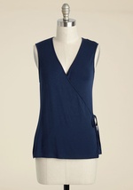 A Bold Soul Tank Top in Navy by Asmara International Limited