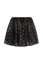 Embroidered Cotton Eyelet Skirt by Marco de Vincenzo