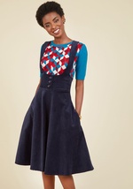 Math Club Moxie Jumper in Navy by Collectif Clothing