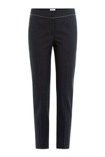 Wool-Cotton Pants with Embellishment by Brunello Cucinelli