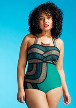 Set the Serene Swimsuit Bottom by High Dive by ModCloth