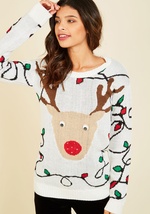 Near and Reindeer to My Heart Sweater by Golden Touch Imports, Inc