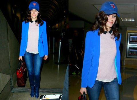 Emmy Rossum in a Knicks Hat submitted by Canary + Rook