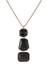 Black and Gold-Tone Statement Necklace by Kenneth Jay Lane