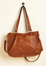 Adventure on the Agenda Bag in Caramel by MMS Trading Inc