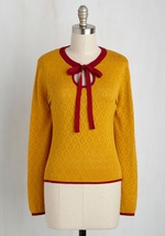 Antique Market Maven Sweater by Banned