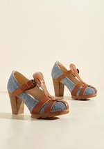 City and Statement Heel by Pink Martini