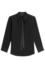Silk Blouse with Ribbon Tie by Marc Jacobs