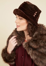 Class From the Past Velvet Hat by Jeanne Simmons Accessories