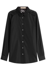 Cotton Shirt with Lace Back by Burberry
