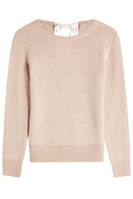 Cashmere Pullover with Satin Tie by Theory
