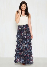 We Can Sangria on One Thing Maxi Skirt by Glamorous