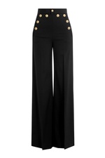 Wide Leg Sailor-Style Pants by Red Valentino
