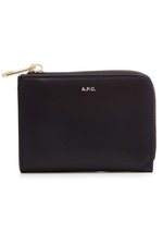 Zipped Leather Wallet by A.P.C.