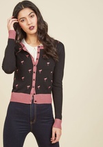 Here We Flamingo Again Cardigan by Banned