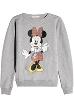 Minnie Mouse Cotton Sweatshirt by Christopher Kane