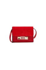 PS11 Suede Wallet on Strap with Leather by Proenza Schouler