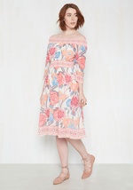 Peeks and Valleys Floral Dress by Salt & Pepper Clothing, Inc.