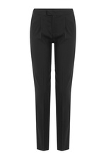 Pleated Front Wool Trousers by Red Valentino