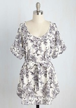 Medium Format Memory Floral Tunic in Shadows by Poema