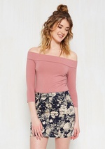 Take the Fleur Mini Skirt in Black by Whispering Smith Limited