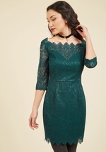 Requested Refreshments Lace Dress by MARINE BLU