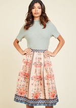 Commence the Creativity Midi Skirt by Flying Tomato