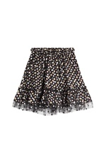 Embroidered Polka Dot Tulle Skirt by Marco de Vincenzo