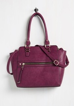 Styled and Beguiled Bag in Merlot by MMS Trading Inc