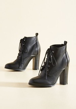 Romp to Victorian Bootie in Black by East Lion Corp./Qupid
