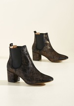 Haute and About Velvet Bootie in Black by Report Footwear