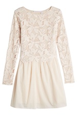 Lace and Cotton Mini Dress by See by Chloe