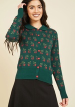 Keep Your Eyes on the Pies Cardigan by Collectif Clothing