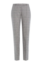 Wool-Blend Checked Trousers by Hugo