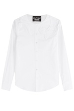 Cotton Shirt with Applique by Boutique Moschino