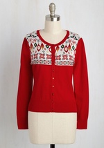 Those Were the Holidays Cardigan by Banned