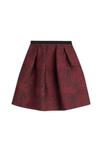 Pleated Jacquard Skirt by Burberry