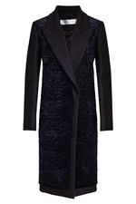 Coat with Velvet, Wool and Cashmere by Victoria Victoria Beckham