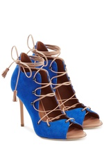 Sherry Suede Stiletto Sandals by Malone Souliers