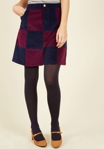 Patchwork It Out A-Line Skirt by Asmara International Limited