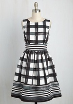 Grid Pro Quo Dress by Eliza J /G-lll Apparel Group