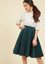 Chic Me in Mind Skater Skirt by Collectif Clothing