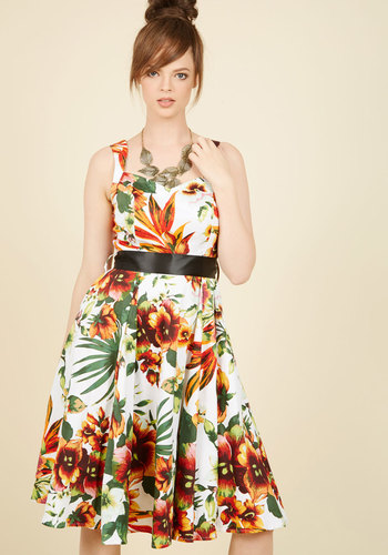 Hessar Trading Co. LTD - Luau or Never Floral Dress